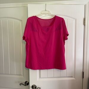 Livi Active Pink Boxy Blouse
